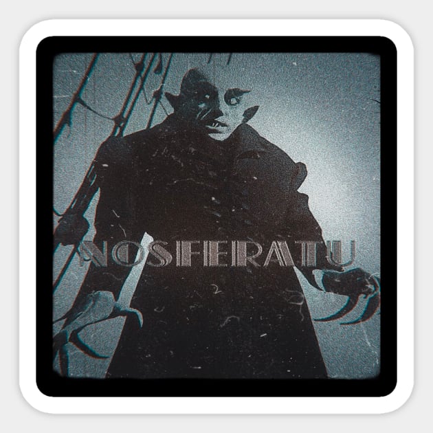 Nosferatu Ghost Ship Sticker by t-shirts for people who wear t-shirts